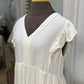 Womens White Entro Maxi Dress Large