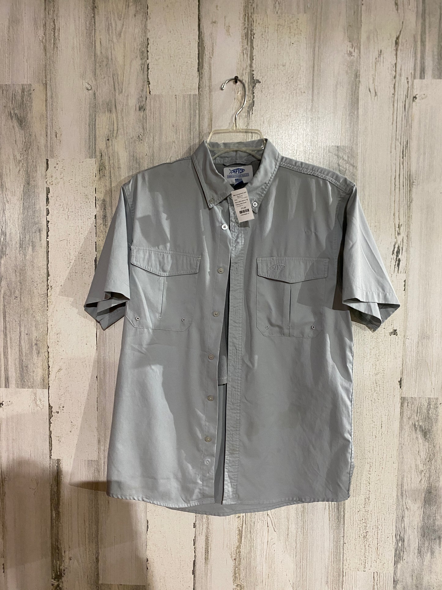 Men's Aftco Button Up Fishing Shirt Small