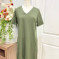 Womens 2heart Olive Green Dress Small EUC