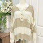 Womens Blue B Sweater Large EUC