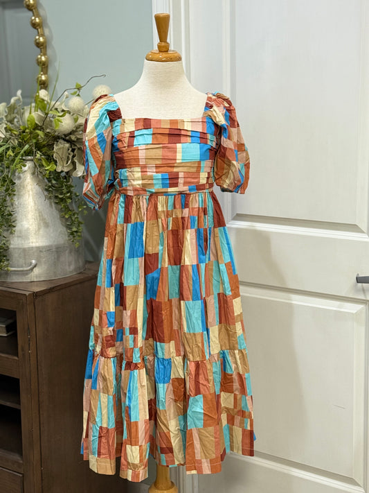 Womens Peach Love Smocked Dress Size Large