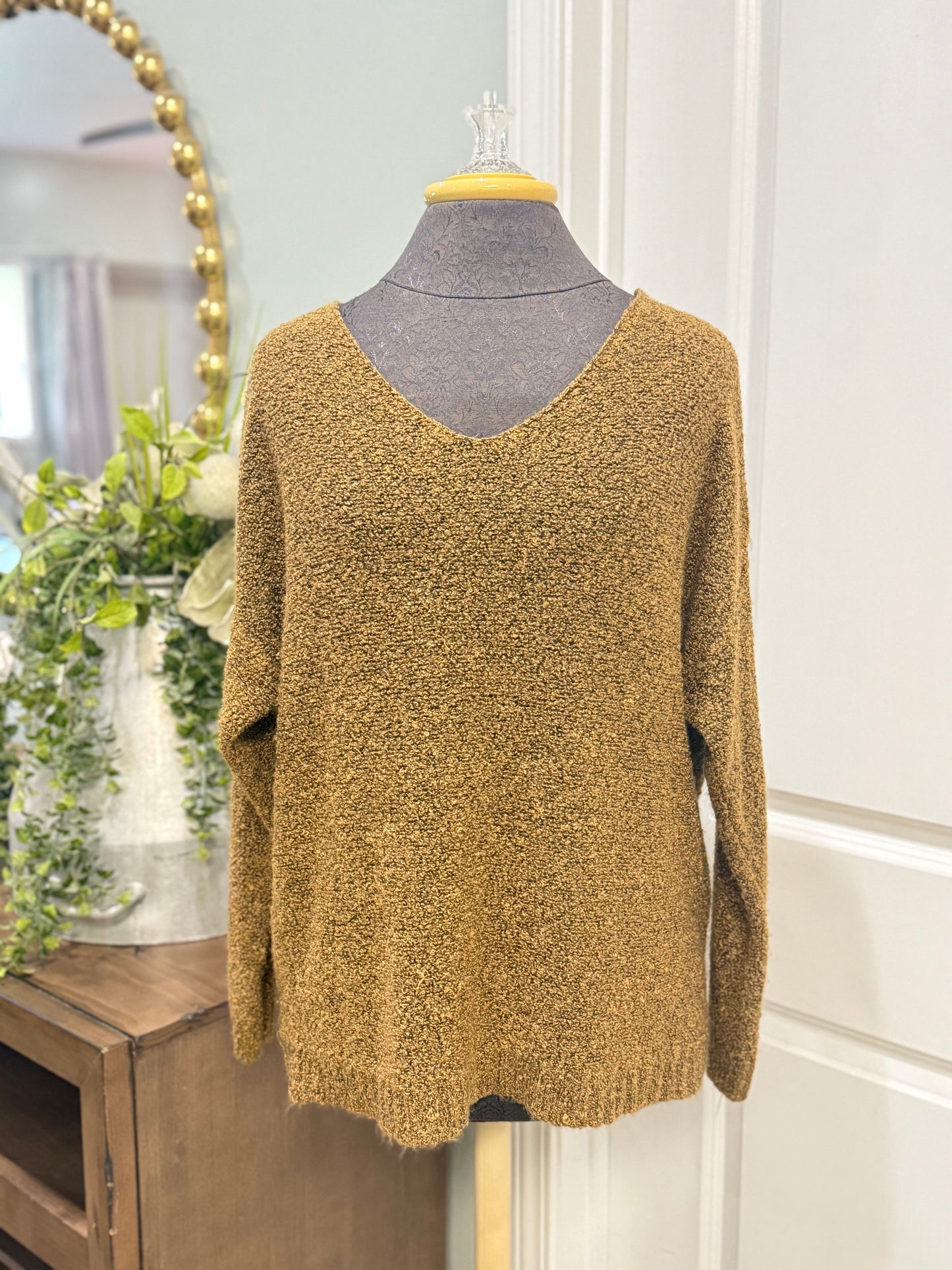 Womens Love Tree Light Sweater Small