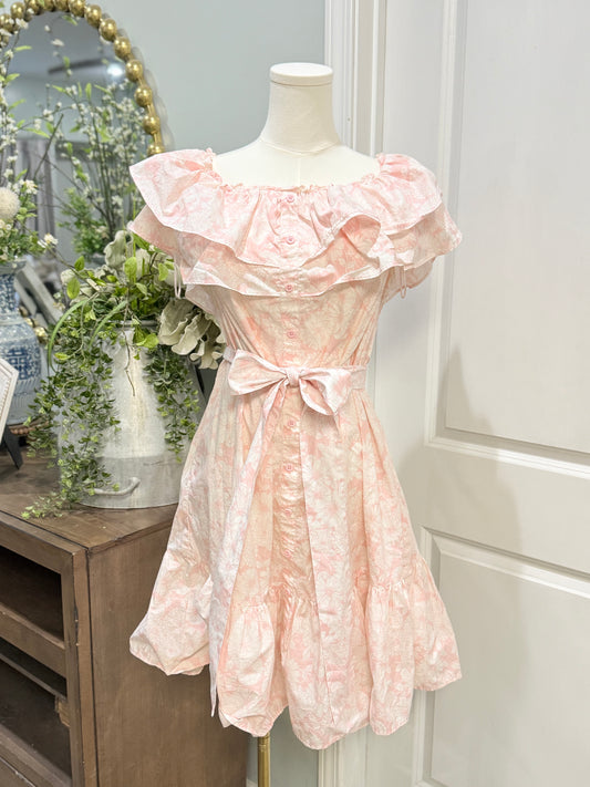 Womens Lisa Marie Fernandez Floral Dress Large EUC Retails for $500+