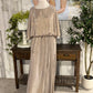 Womens Gold Shimmer Dress XL