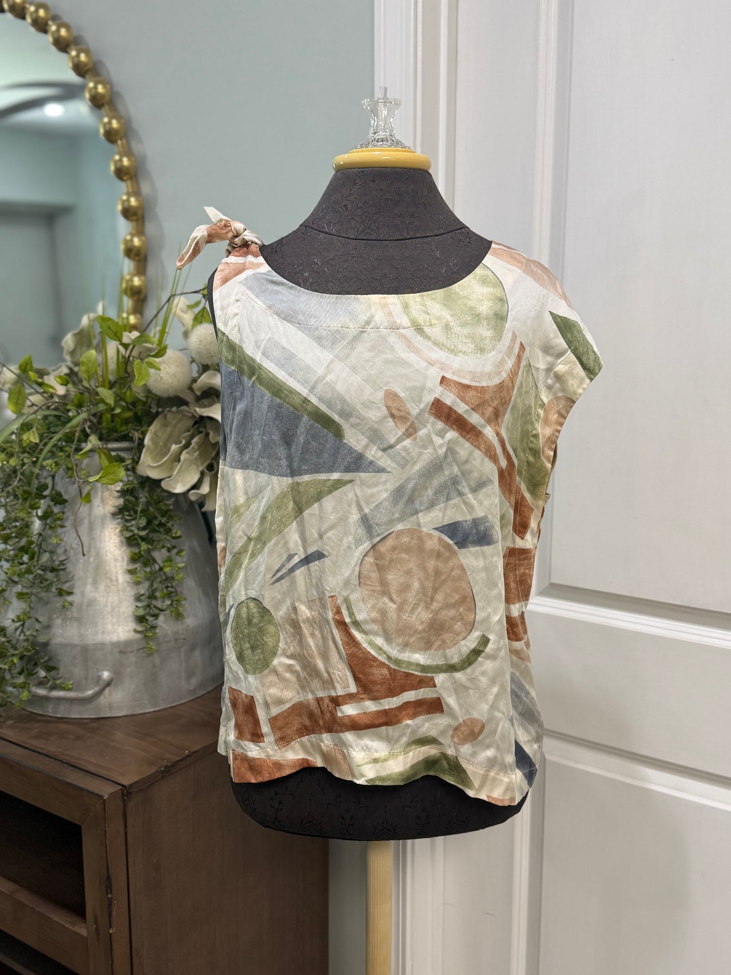 Womens Maeve Abstract Blouse Large