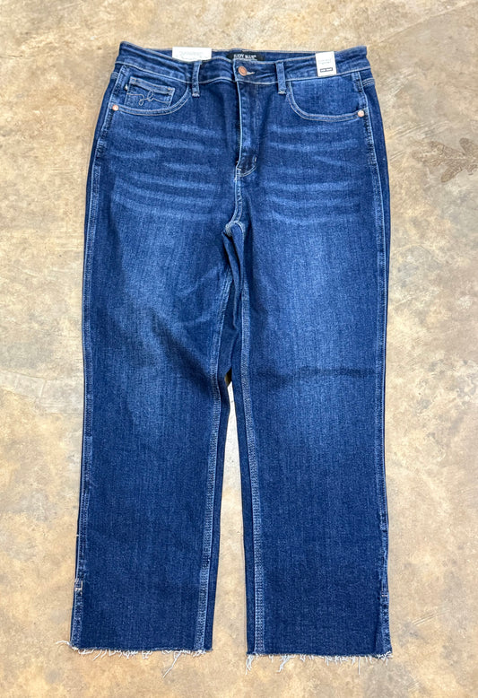 Womens Judy Blue Jeans Cropped Straight 13/31 NWT