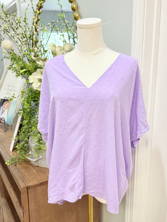 Womens Jodifl Swiss Dot Blouse Small EUC