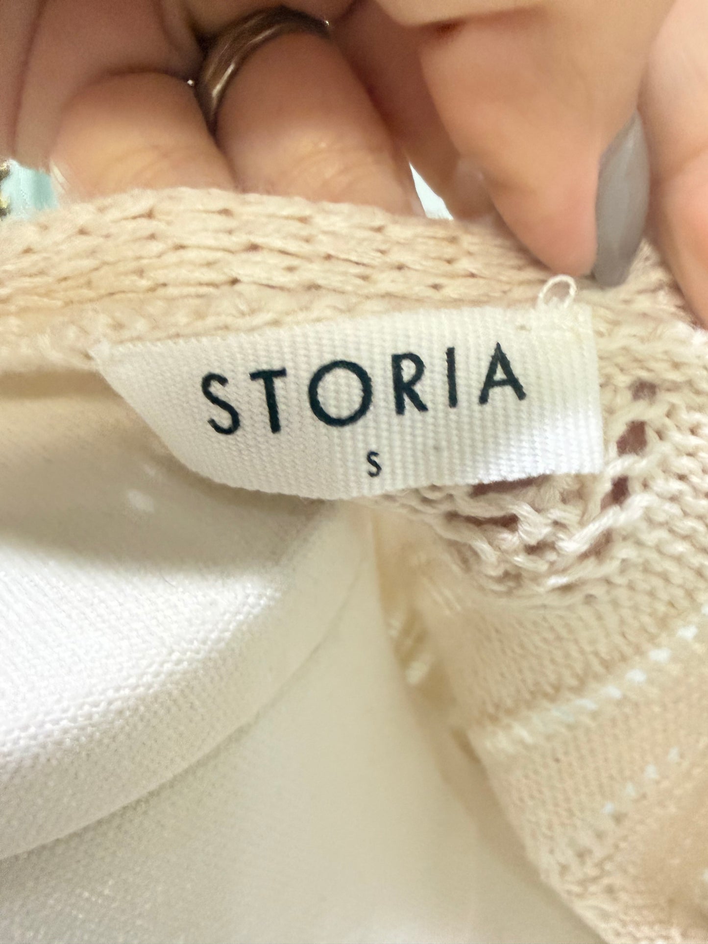 Womens Storia Knit Sweater Small EUC