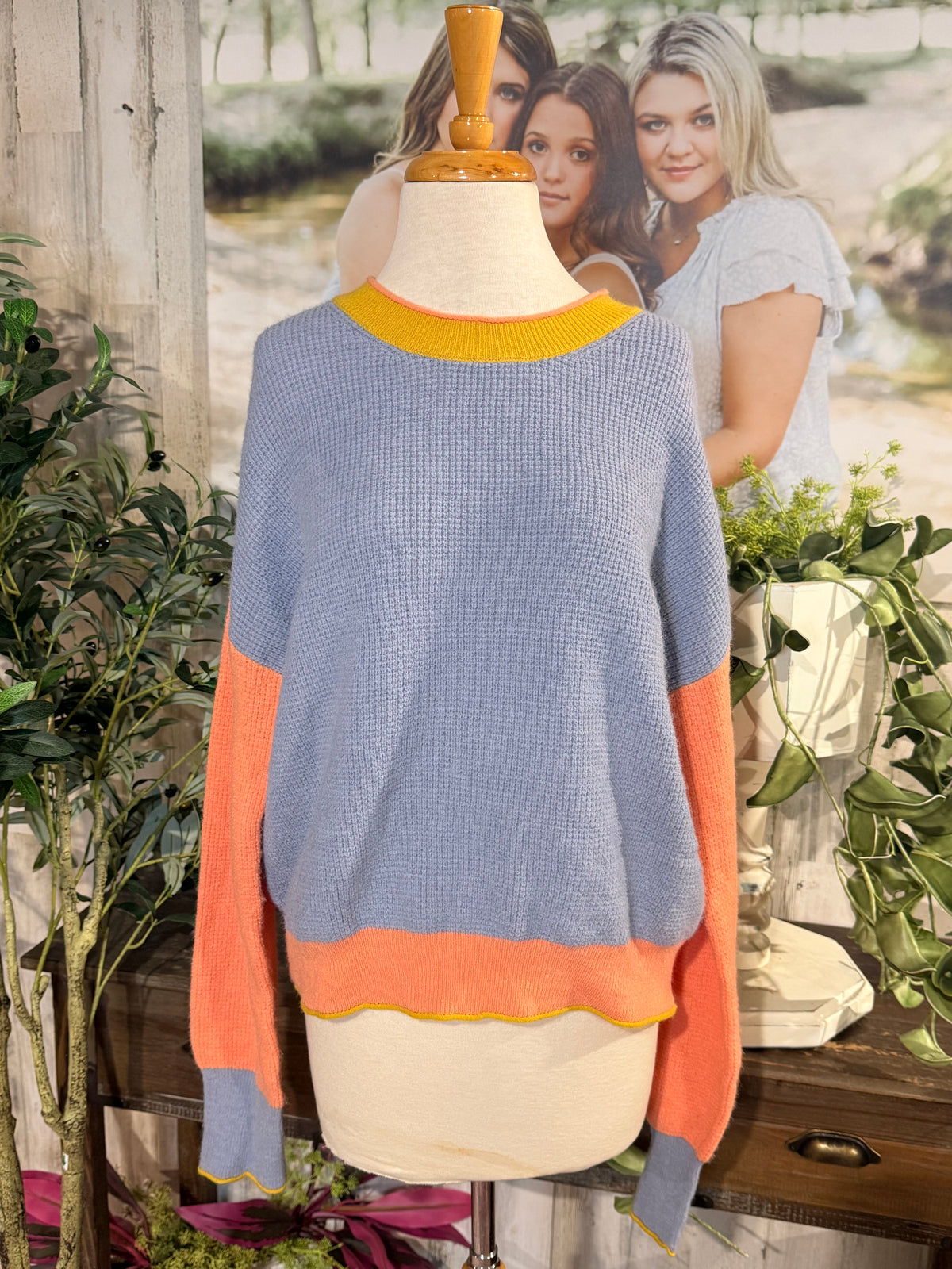 Womens By Together Colorful Sweater Large EUC
