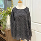 Womens Z Supply Leopard Blouse Size Medium