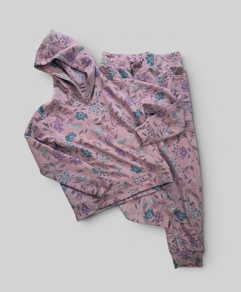 Girls Freely 2pc Floral Set Medium EUC