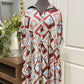 Womens Entro Satin Midi Dress Medium EUC