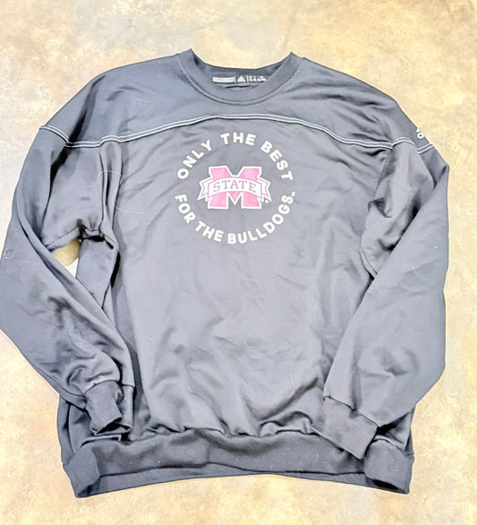 Mens MSU Adidas Sweatshirt XL EUC