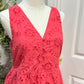 Womens Pink Eyelet Dress Small NWT