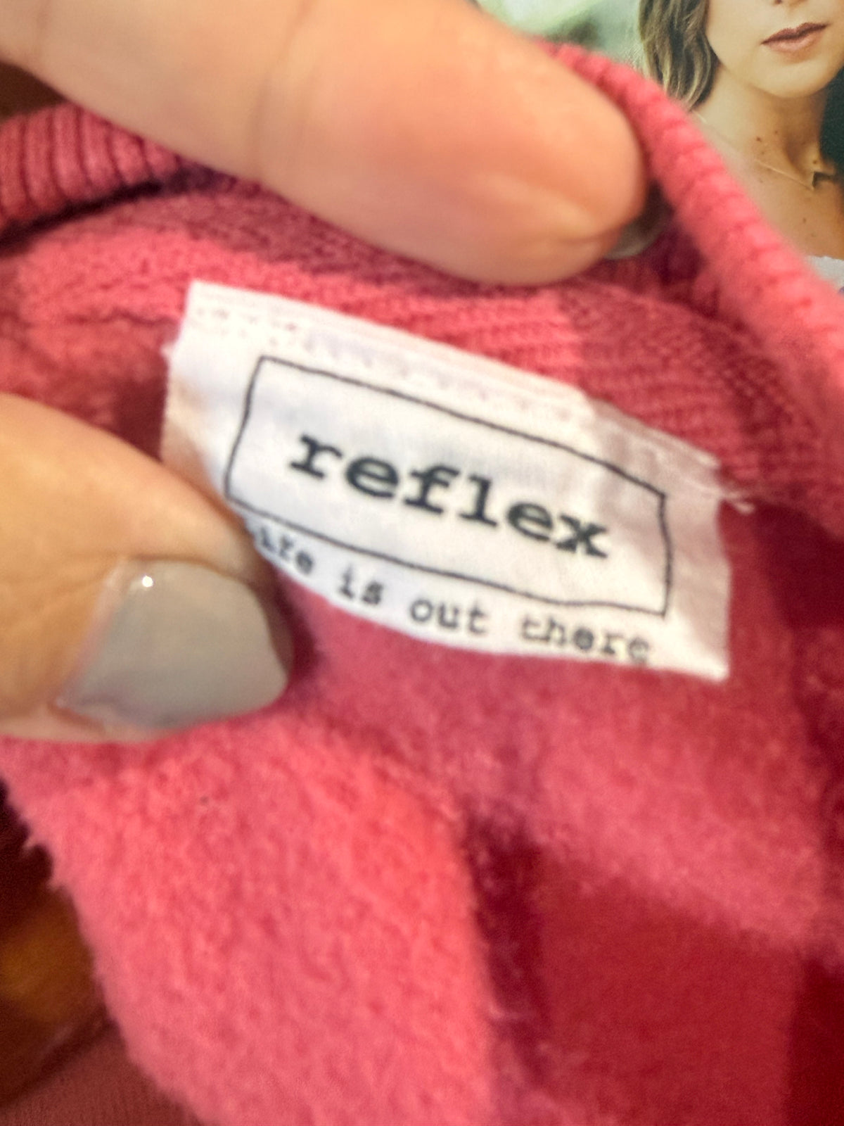 Womens Pink Sweatshirt Large EUC
