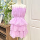Womens Strapless Tulle Party Dress Large NWT