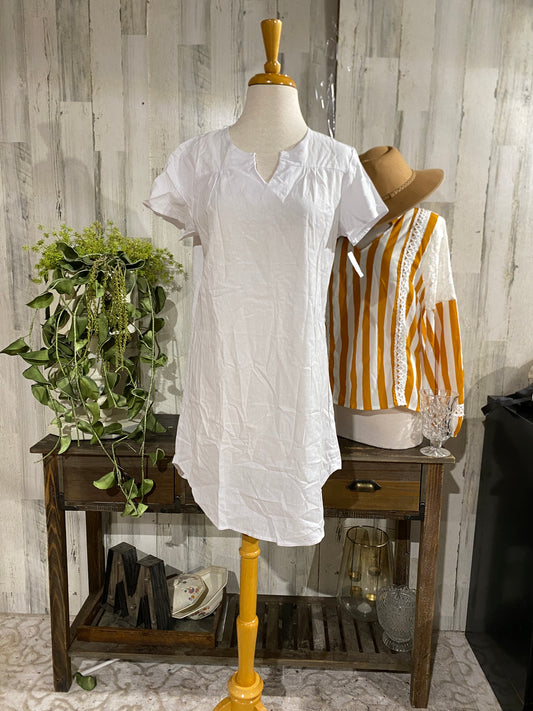 Womens White Dress Small