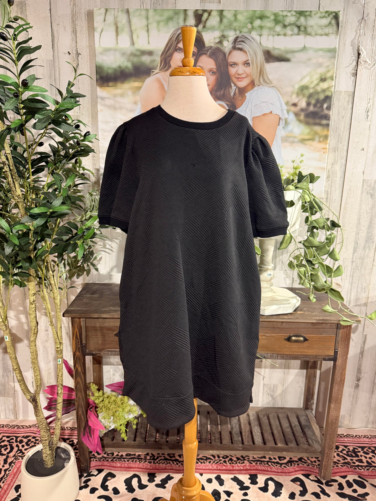Womens Black Jodifl Dress 1X EUC