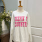 Womens Keepin' It Country Sweatshirt Size Large