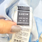 Womens Blue Flutter Sleeve Dress Medium GUC