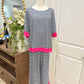 Womens Stripe 2pc Pant Set 0XL