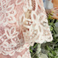 Womens Preston & York Pink Eyelet Dress Size 8 EUC