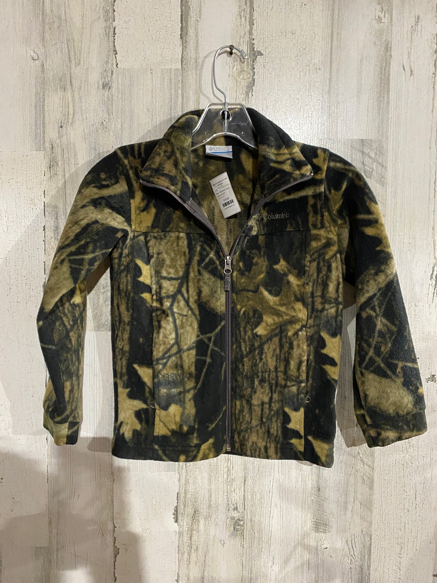 Boys Columbia Camo Jacket Sz 6/7