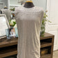 Womens TCEC Silver Sequin Dress Medium EUC