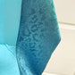 Turquoise Leopard Neoprene Tote EUC