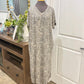 Womens Snakeprint Maxi Dress Medium EUC