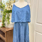 Womens Old Navy Denim Midi Dress Large EUC