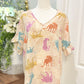 Womens Entro Leopard Blouse Medium EUC