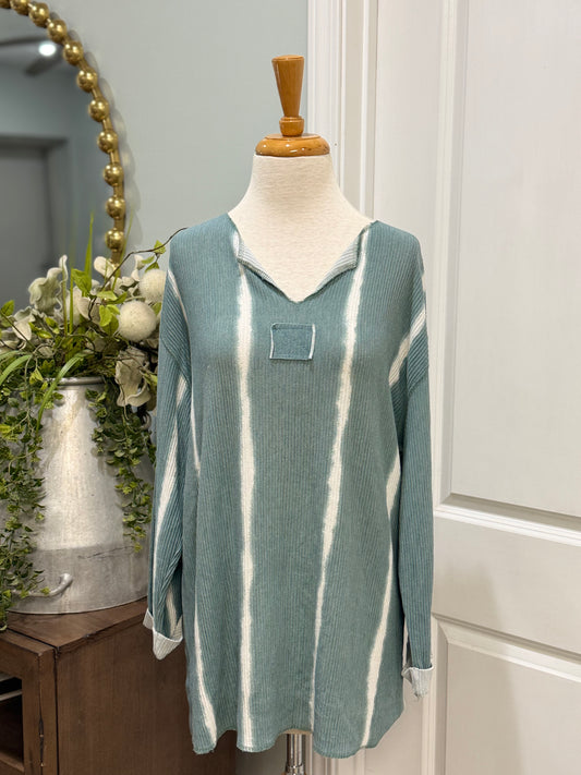 Womens Jodifl Ribbed Blouse Size Medium