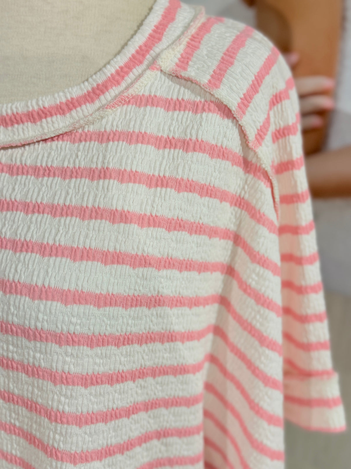Womens Zenana Textured Blouse 2X/3X EUC