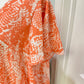 Womens Buddy Love Flutter Sleeve Blouse Small EUC