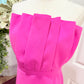 Womens Pink Scalloped Party Dress Large EUC