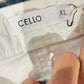 Womens Cello White Flares XL NWT