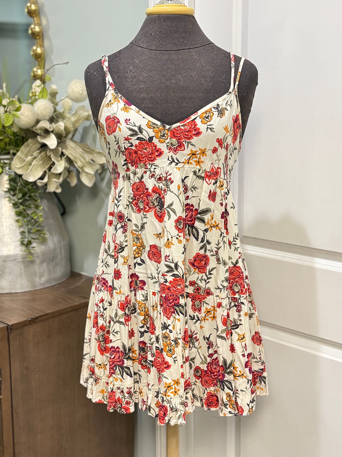 Womens American Eagle Floral Dress Small EUC