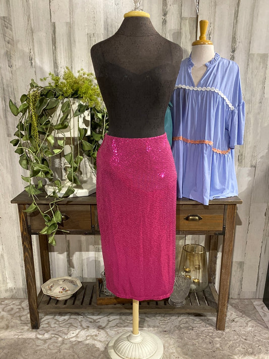 Womens NWT ReneeC Sequin Skirt Xlarge