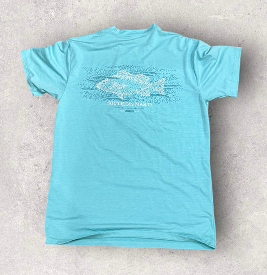 Mens Southern Marsh Dri Fit Tshirt Size Medium