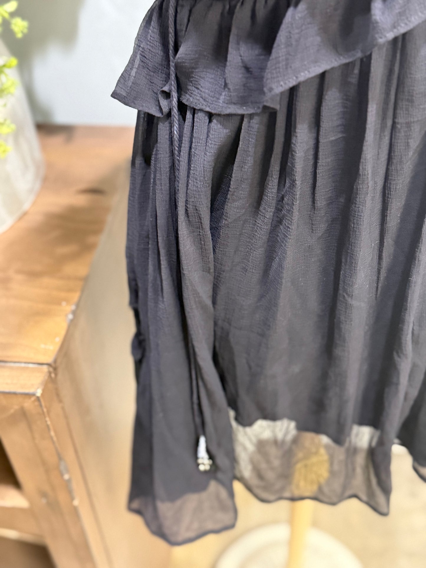 Womens Free People Black Dress Medium EUC