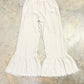 Womens Umgee Linen Ruffle Pants Small NWT