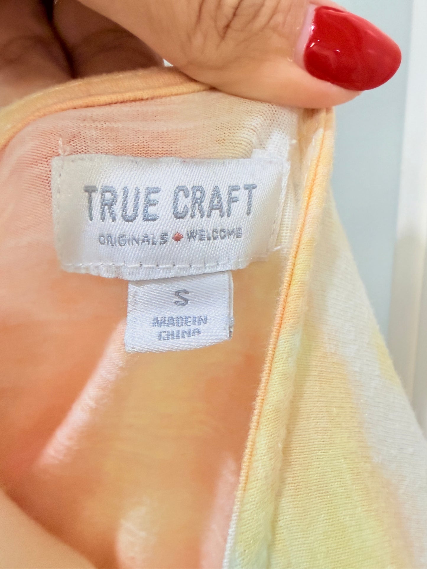 Womens True Craft Tie Dye Dress Small EUC