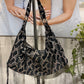 HOBO Shoulder Bag Snake Print