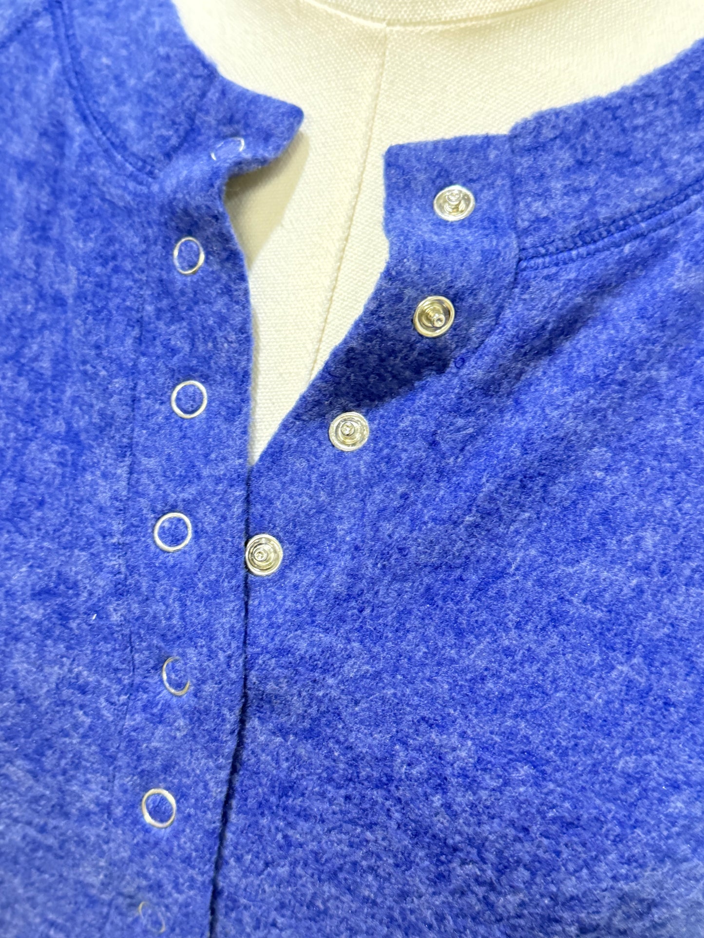 Womens Zenana Blue Pullover 1X/2X EUC