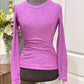 Womens Lululemon Purple Long Sleeve Size 8 EUC