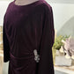 Womens Alex Velvet Dress Size 10