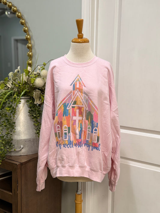 Womens Gildan Sweatshirt Size 2XL