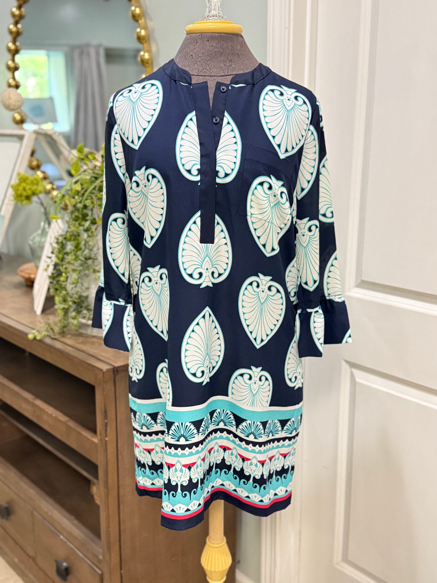 Womens Crown & Ivy Dress Beachwear Dress XL