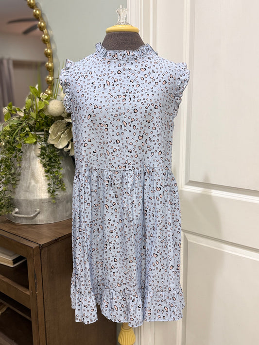 Womens Ces Femme Leopard Dress Large NWT $44